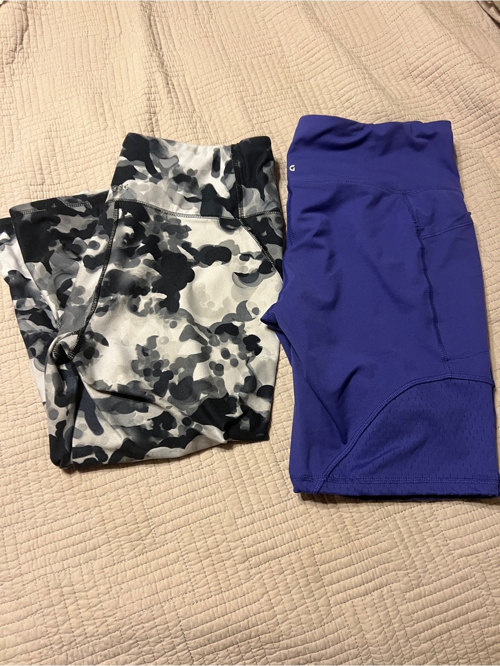 DSG Women's Leggings shorts 9’ inseam in purple and DSG women’s capri’s